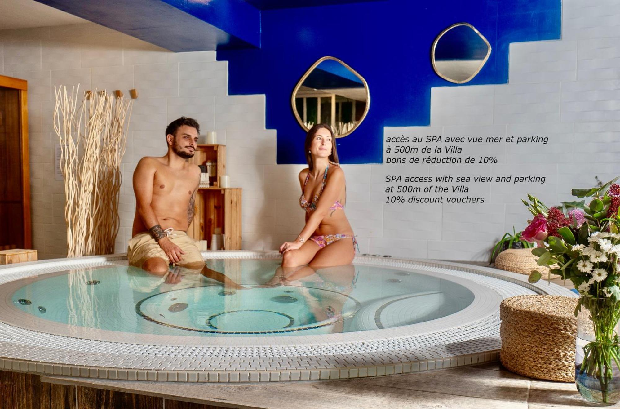 Blue Summer Vibes Apartment For 4P, Ac, Balcony, Parking, Beach At 50M, Spa Access -4 라시오타 외부 사진